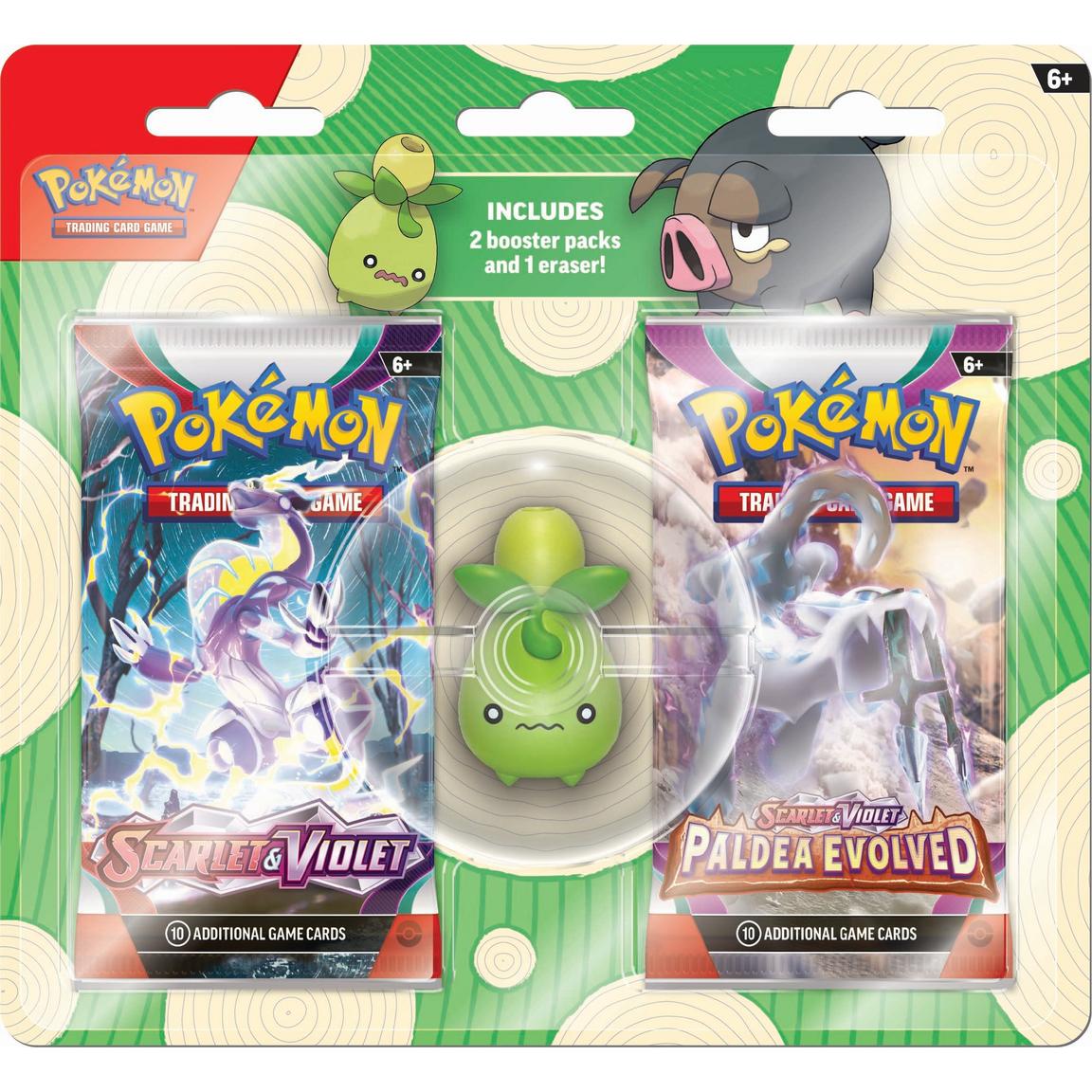 Pokemon Trading Card Game: Back to School Eraser Blister (Styles May Vary)