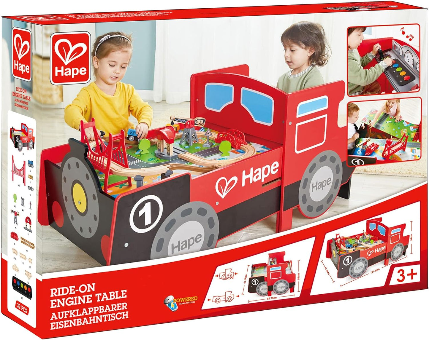 Hape Ride-On Foldable Engine Table