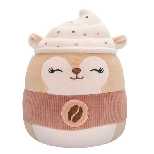 8" Squishmallows Reza Latte Squirrel Little Plush