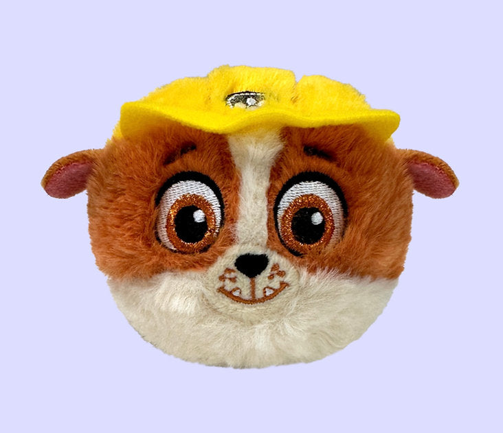 TY Beanie Bouncers Rubble Paw Patrol 3 1/2" Plush Bouncy Ball Toy