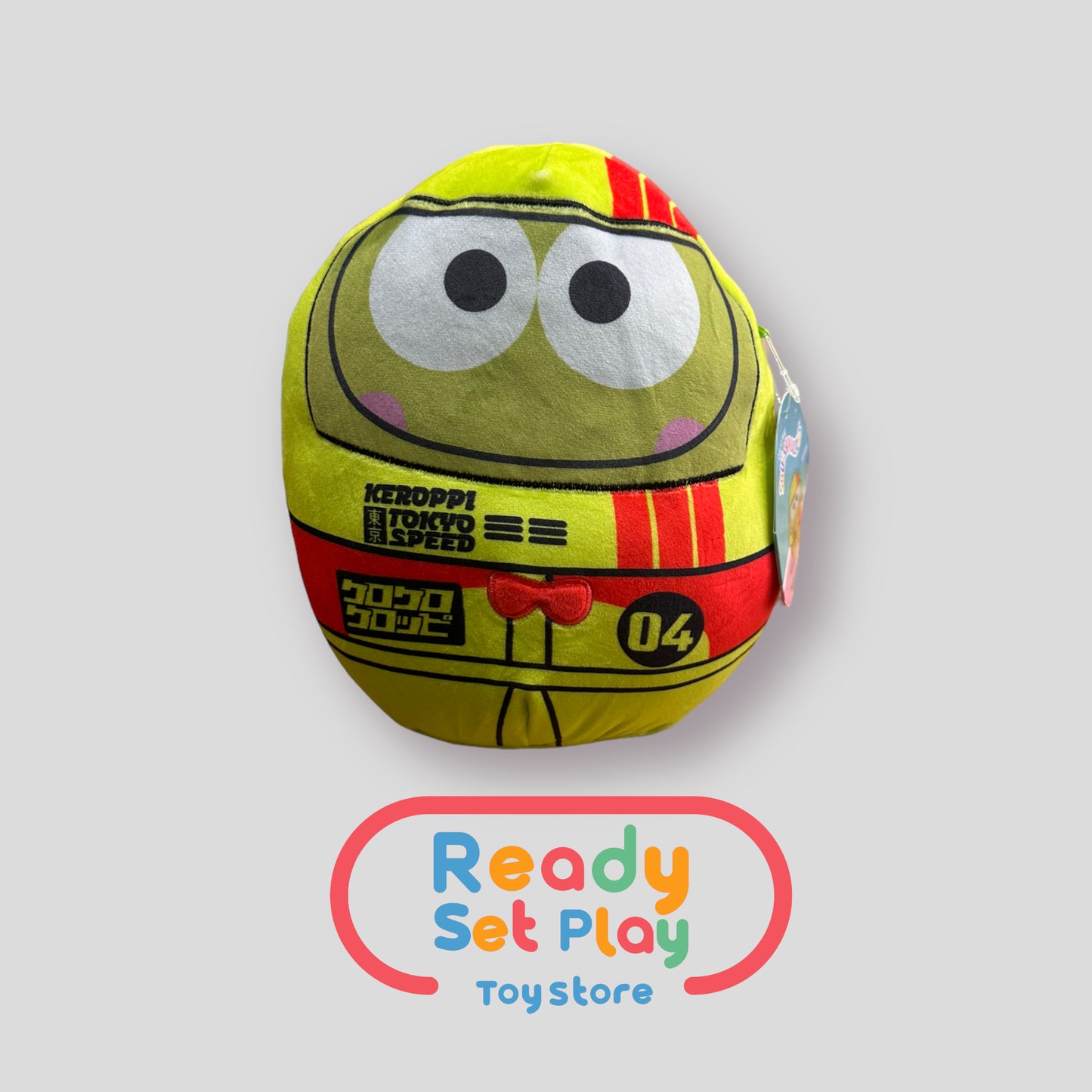 Squishmallow: 8 Inch Sanrio Tokyo Racer Keroppi