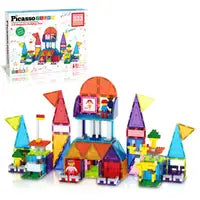 Picasso Tiles: 333 Piece Magnetic Brick Tile Combo Set