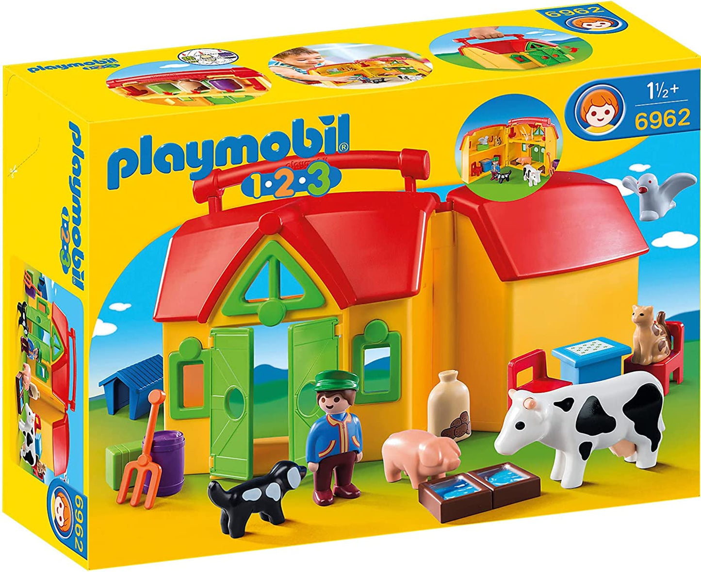 PLAYMOBIL 1.2.3 My Take Along Farm