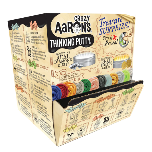 Crazy Aaron's Thinking Putty Treasure Surprise 2' Tin