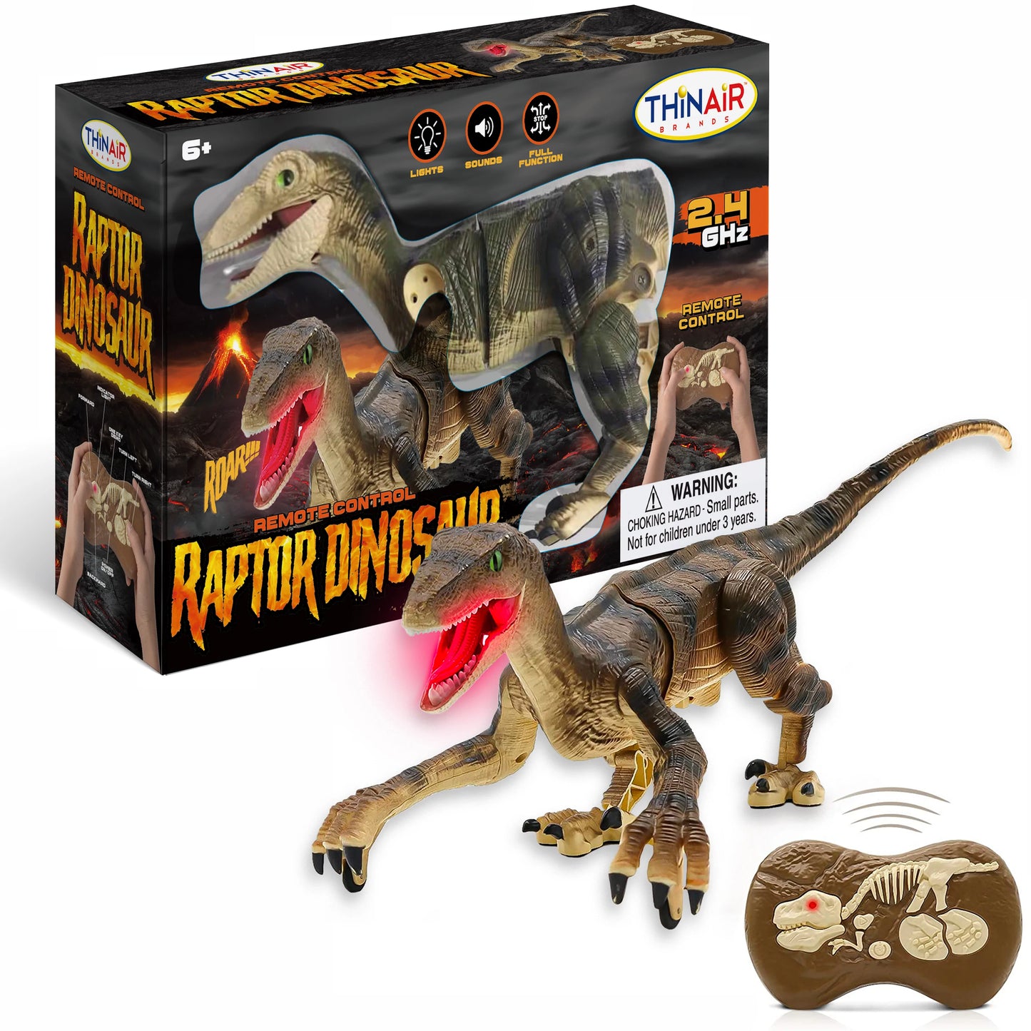Remote Contol Raptor Dinosaur