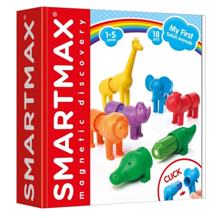 SmartMax My First Safari Animals STEM Magnetic Discovery Animal Set Ages