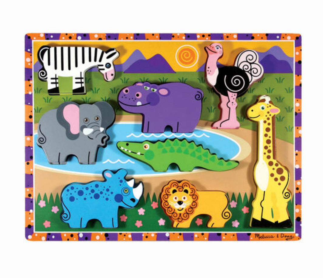 Safari Chunky Puzzle - 8 Pieces
