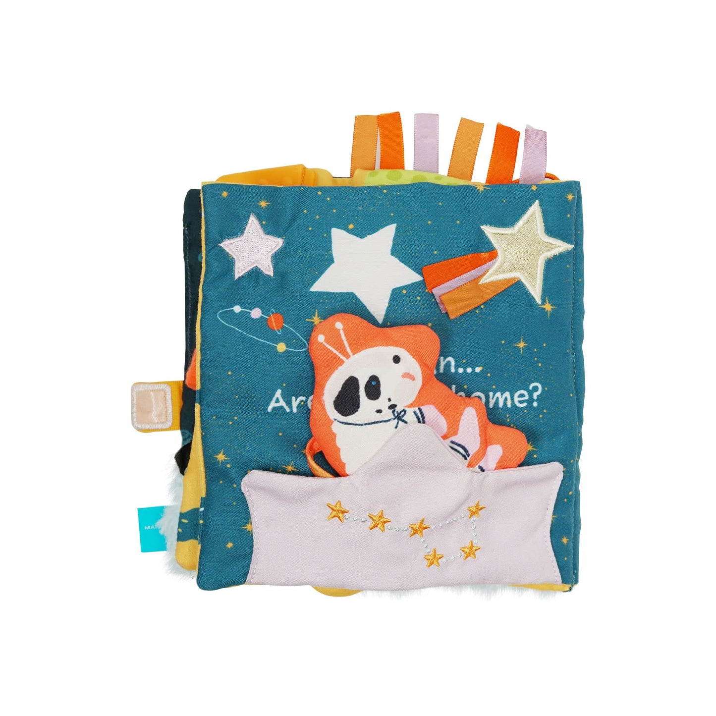 Manhattan Toy Little Rocket Finds Home Soft Activity Crinkle Book