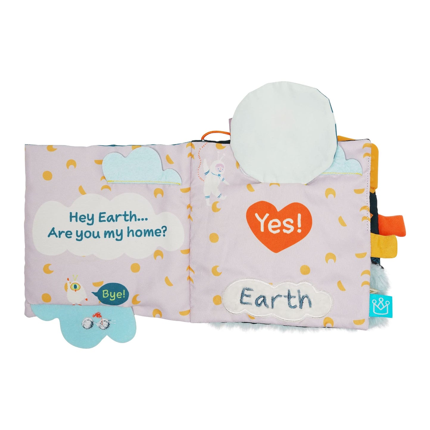 Manhattan Toy Little Rocket Finds Home Soft Activity Crinkle Book