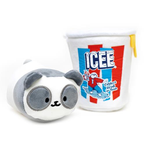 Panda: Anirollz x ICEE | 6" Small Blanket Plush