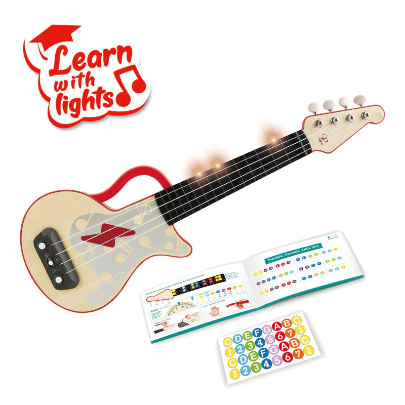 Learn With Lights Ukulele Red