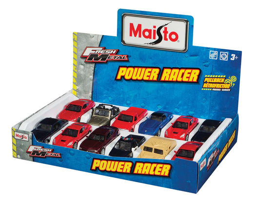 Toysmith Fresh Metal Power Racers ( Style Chosen at Random)