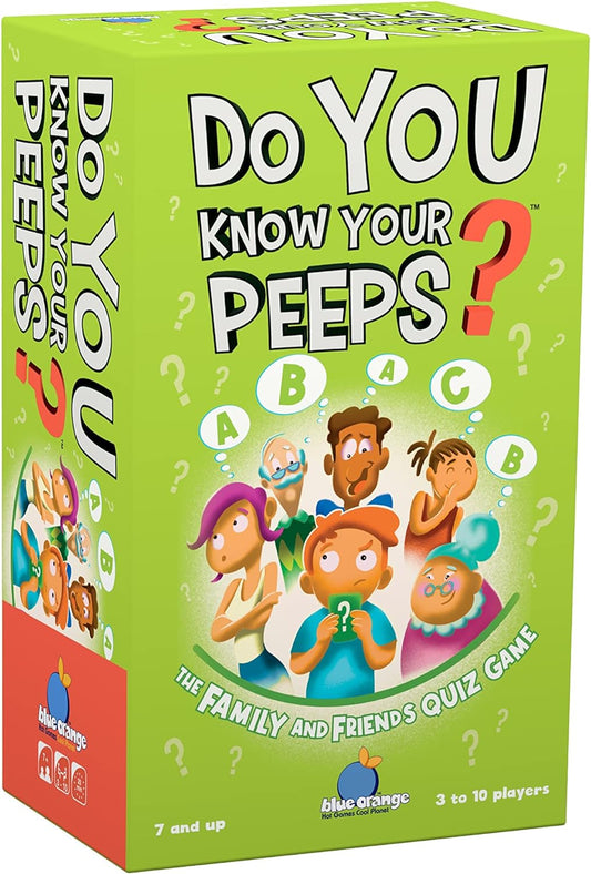 Do You Know Your Peeps? Quiz Party Game Conversation Starters