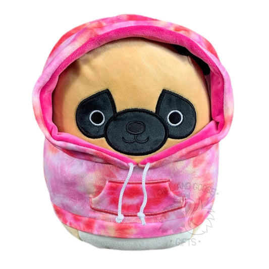 Squishmallow 8 Inch Prince the Pug Hoodie Squad Plush