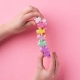 Plus-Plus - Hexel Bubblegum - Fidget Sensory Puzzle Toy