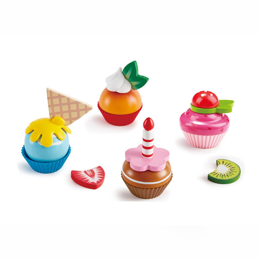 Hape Cupcakes | Colorful Wooden Cupcakes