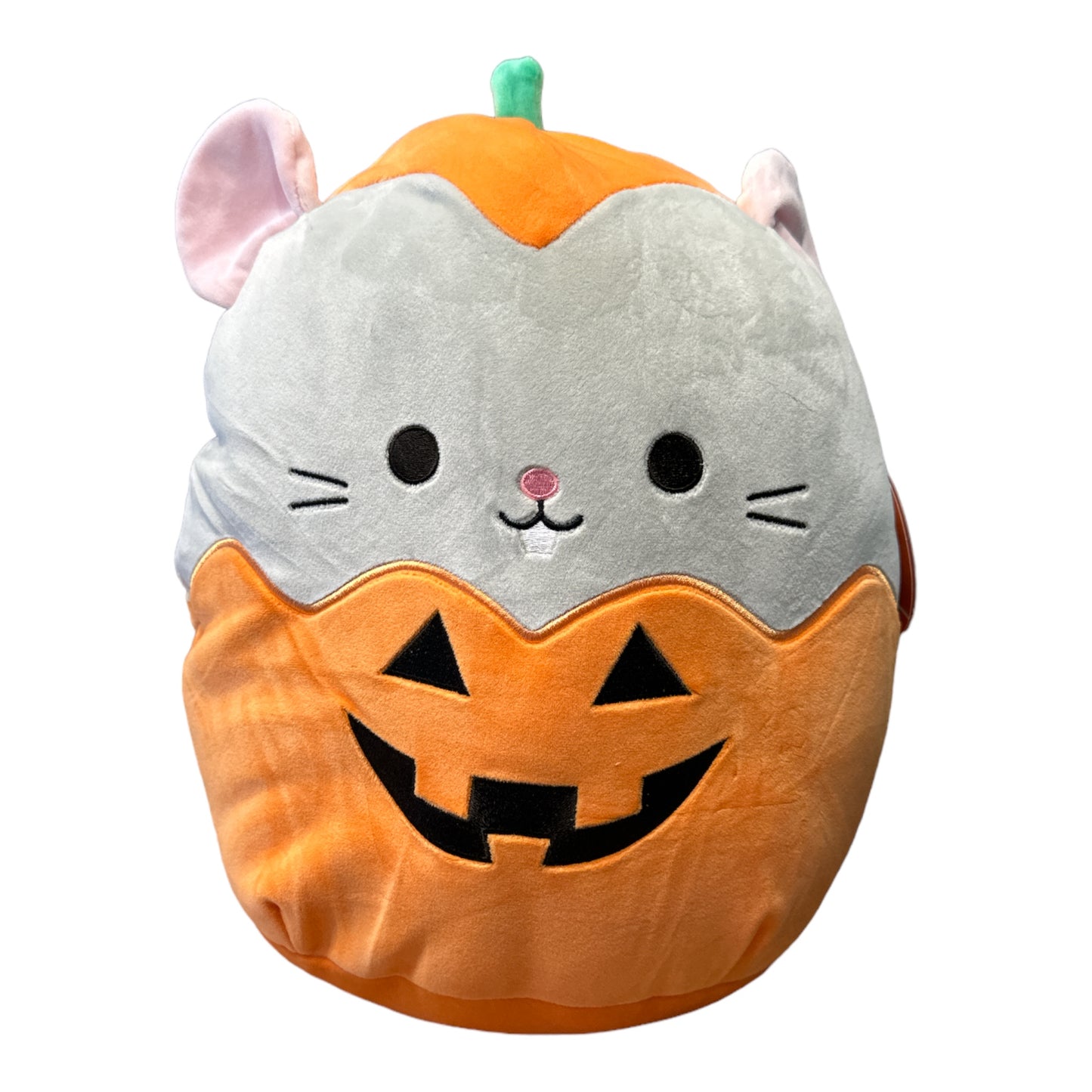 Squishmallow 12 Inch Milto the Mouse in Pumpkin Halloween