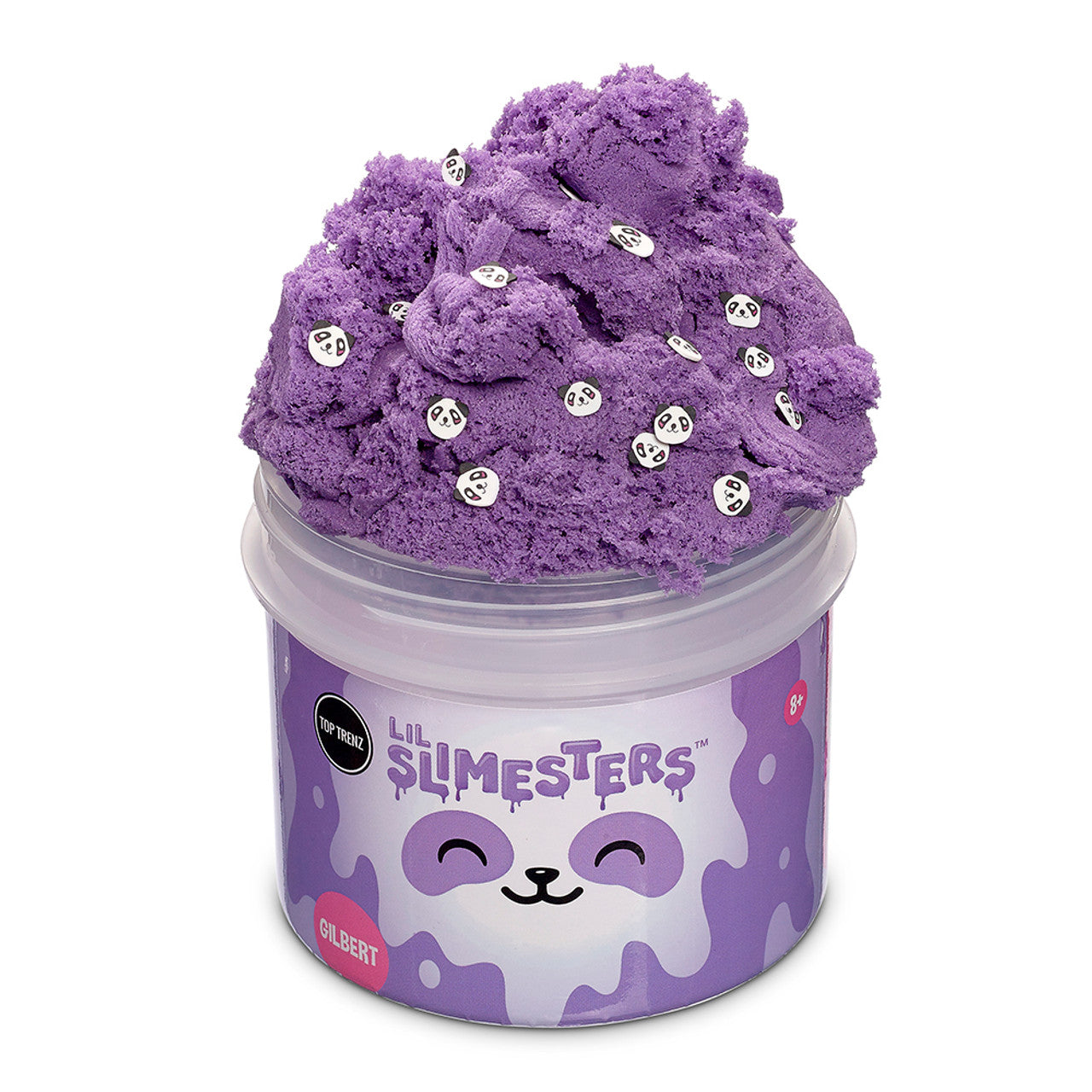 Top Trendz Lil' Slimester - Purple Gilbert Panda Cloudy Texture