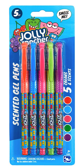 Hershey Jolly Rancher 5 CT Scented Gel Pens