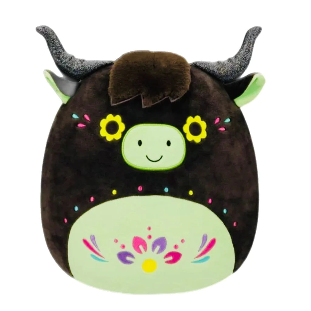 Squishmallow 12 Inch Catrina the Highland Cow Day of the Dead