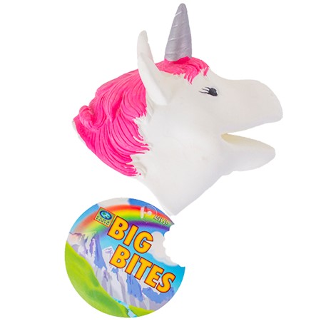 Play Visions Big Bite Assorted Cute Unicorn Hand Puppets