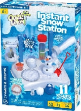 Thames & Kosmos Ooze Labs Instant Snow Station STEM Experiment Kit & Lab Setup | Make Your Own Fake Snow! | 11 Safe, Fun, Snowy