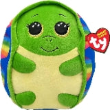 TY Squishy Beanies - Shruggie The Rainbow Turtle
