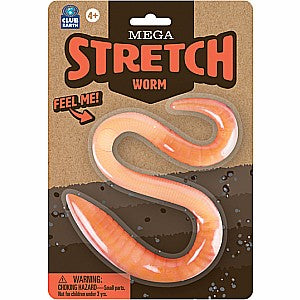 Mega Stretch Earth Worm Kids Fidget Stress Relief Toy