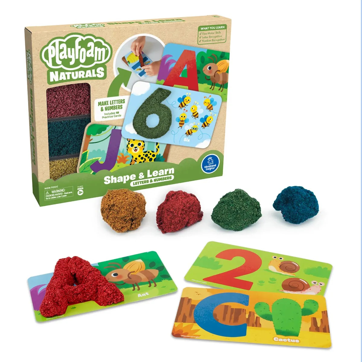 Playfoam® Naturals Shape & Learn Letters & Number