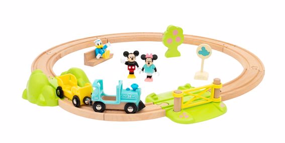 Mickey mouse train and hot sale track
