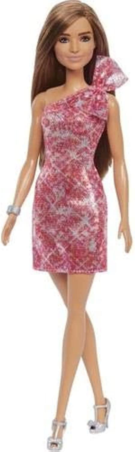 Barbie Glitz Doll Pink Dress