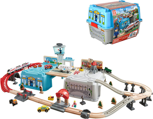 Hape Super Cityscape Transport Bucket Train Set