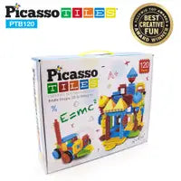 Picasso Tiles: 120 Bristle Shape 3D Building Blocks