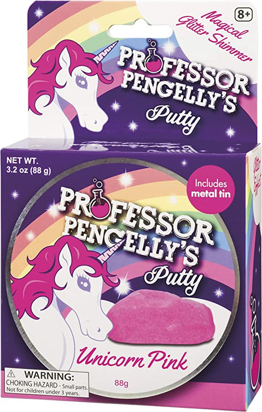 Professor Pengelly's Putty Unicorn Glitter Pink