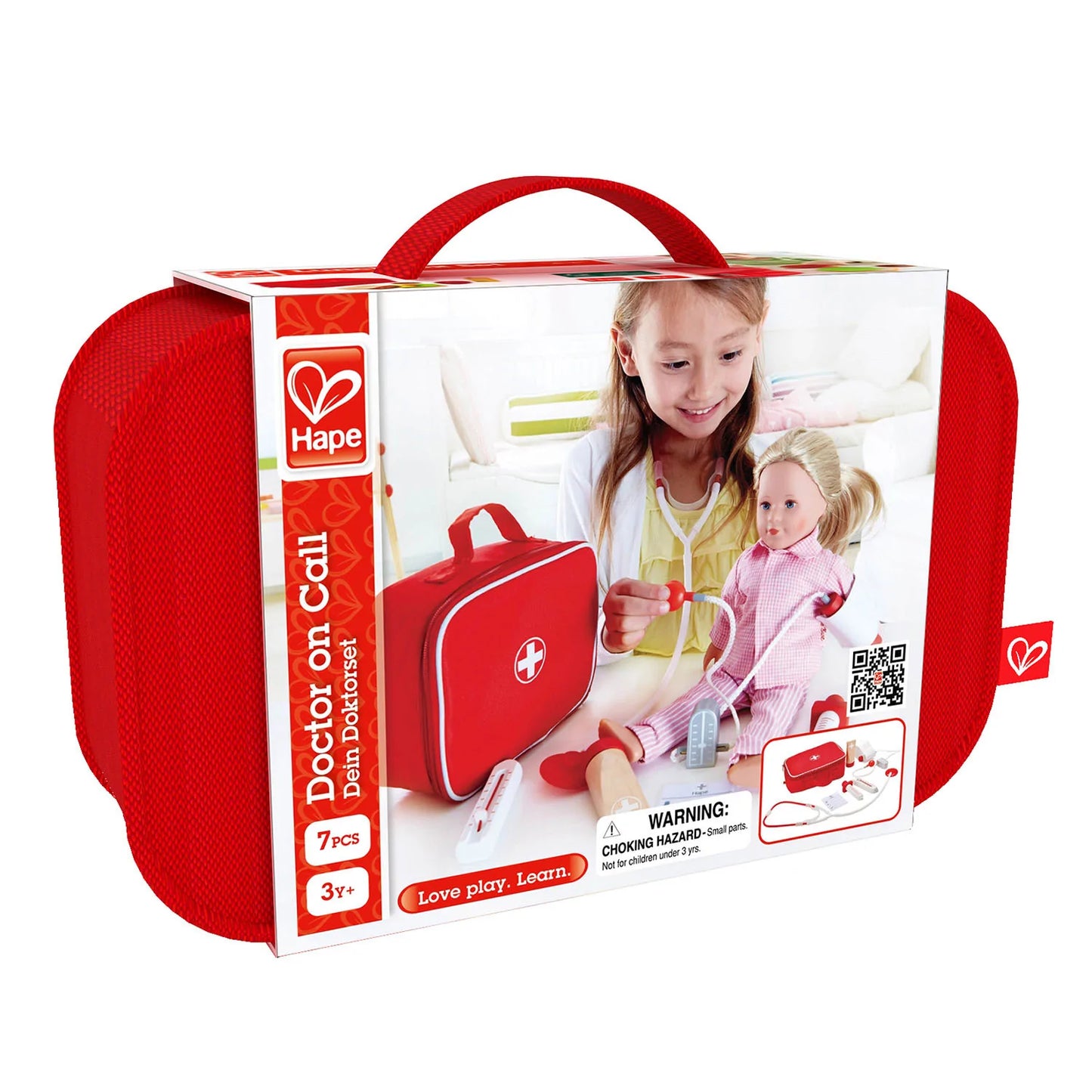 Hape Doctor on Call Wooden Toddler Role Play and Accessory Set