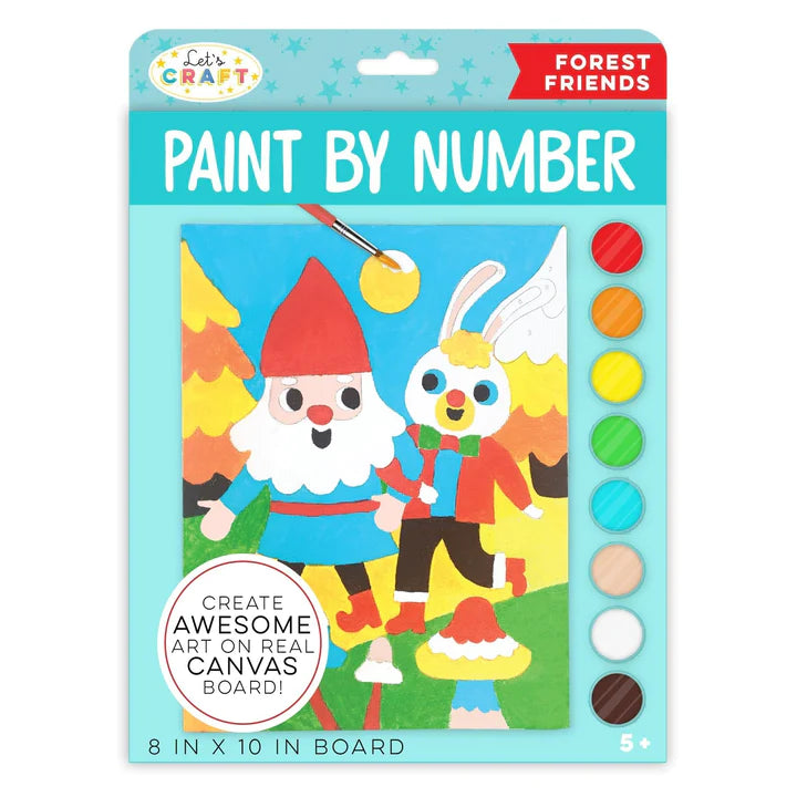 Paint By Number Forest Friends