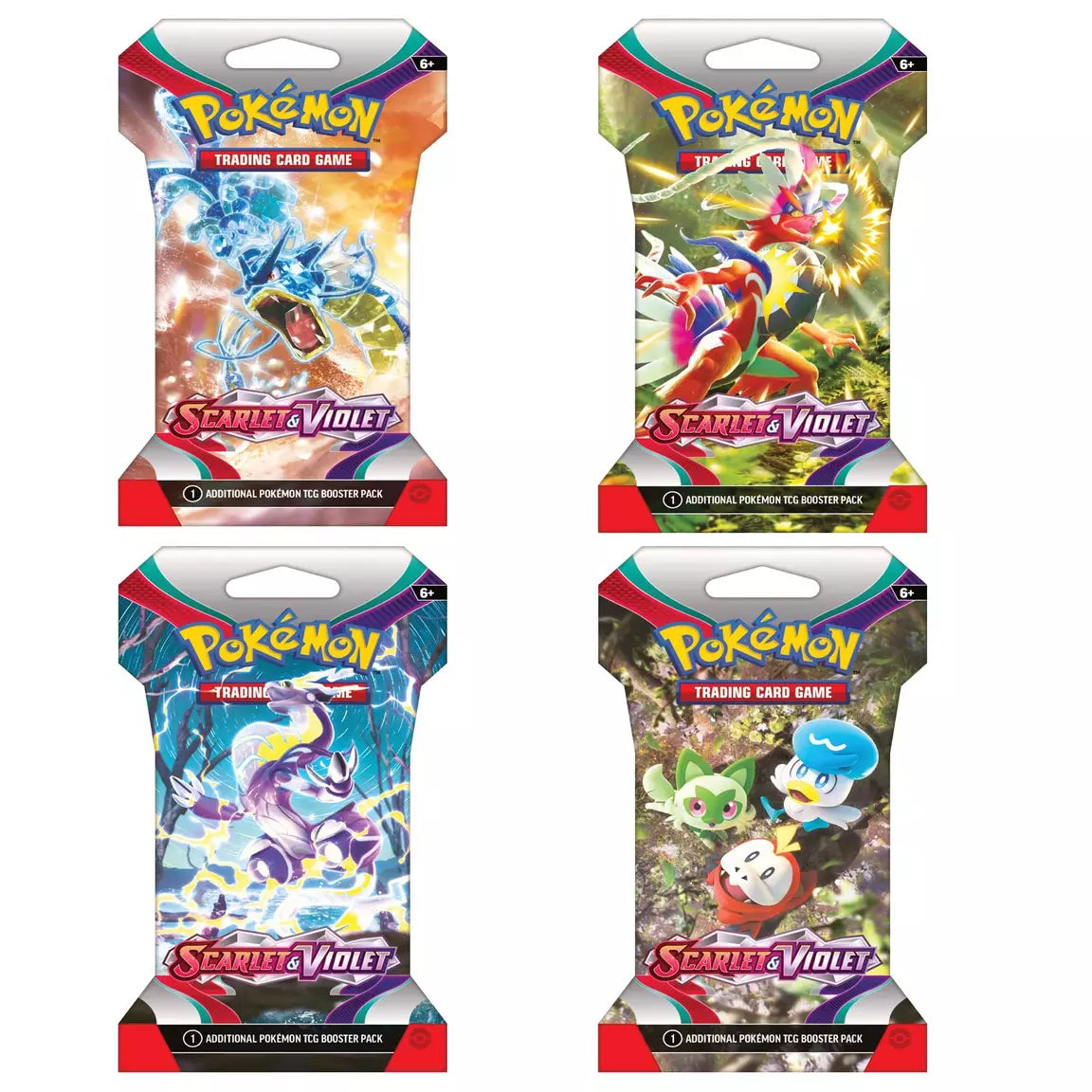 The Pokemon Company International Pokemon Trading Card Game: Scarlet and Violet Sleeved Booster Pack