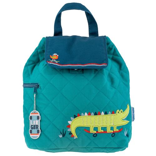 Quilted Alligator Backpack