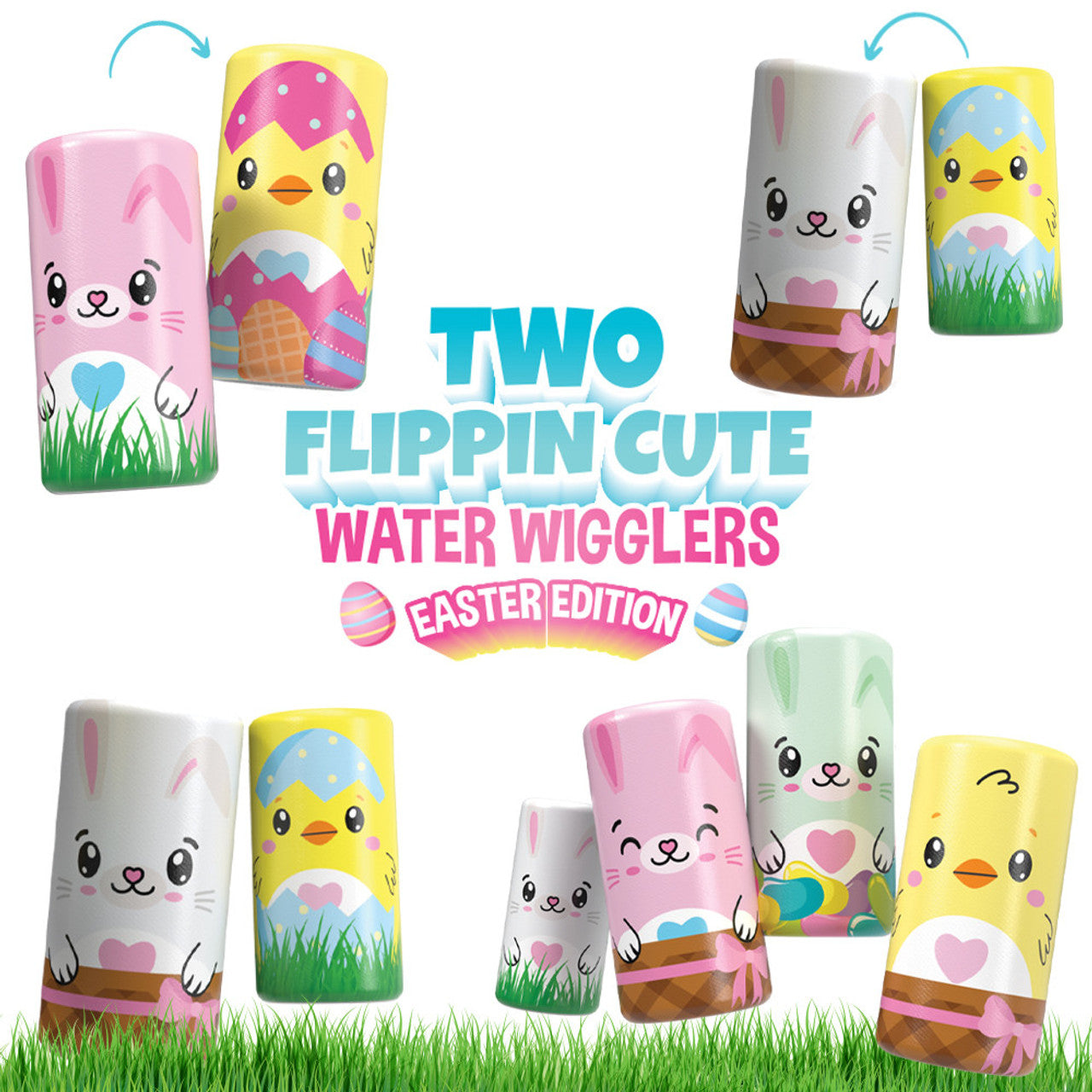 Two Flippin Cute Easter Water Wigglers