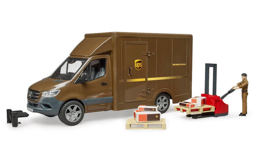 Bruder MB Sprinter UPS w/ Driver and Accessories
