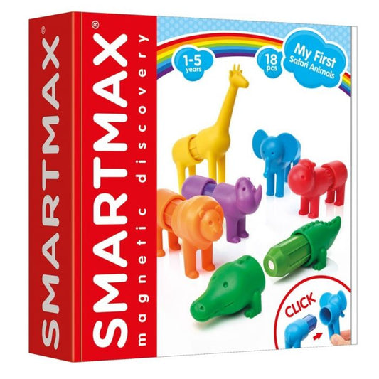 SmartMax My First Safari Animals STEM Magnetic Discovery Animal Set Ages