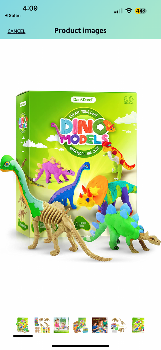 Dino Models, Clay Craft Kit - Dinosaur Arts and Crafts