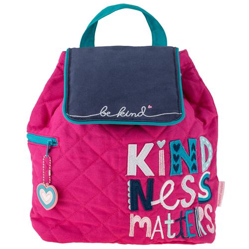 Quilted Kindness Matters Backpack