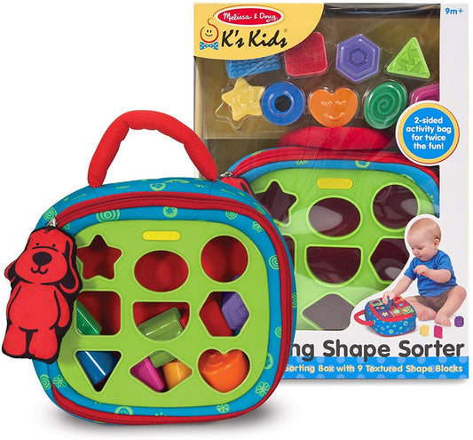 Take-Along Shape Sorter Baby and Toddler Toy