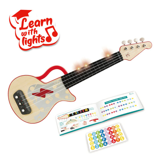 Learn With Lights Ukulele Red